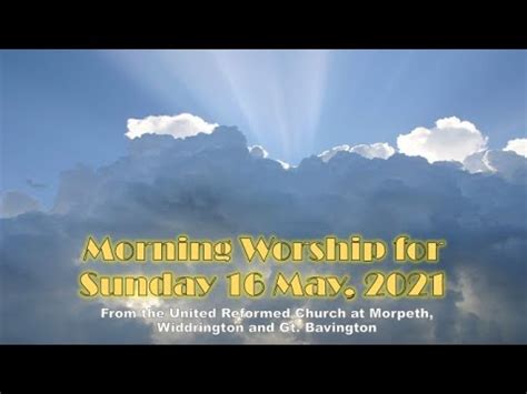Sunday 16 May .